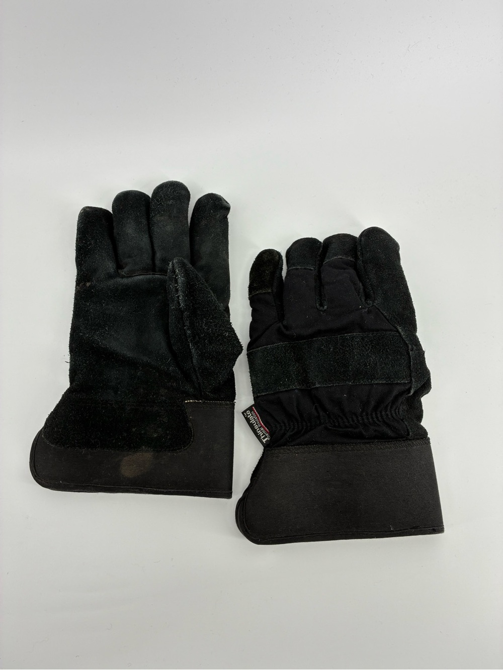 Men's Black Insulated Work Gloves - Unbranded